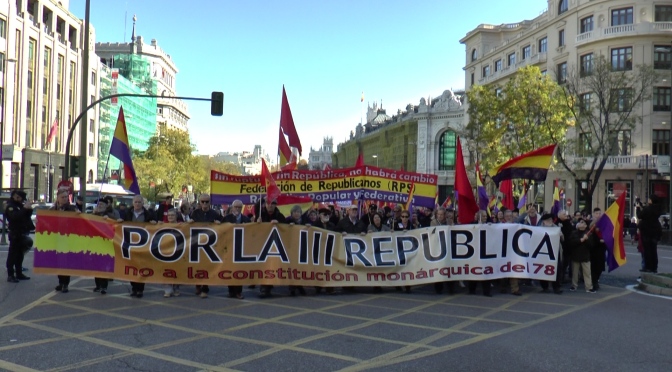 Los republicanos de salón no estuvieron en la manifestación del 6D, por Antonio González*